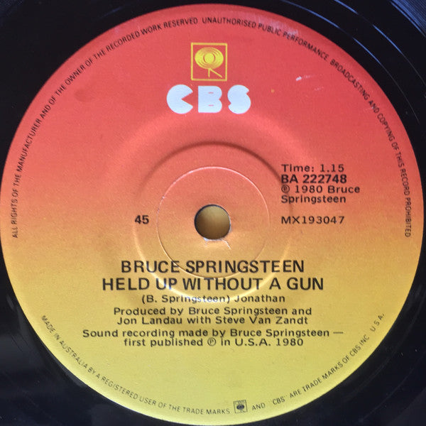 Bruce Springsteen : Hungry Heart (7", Single)