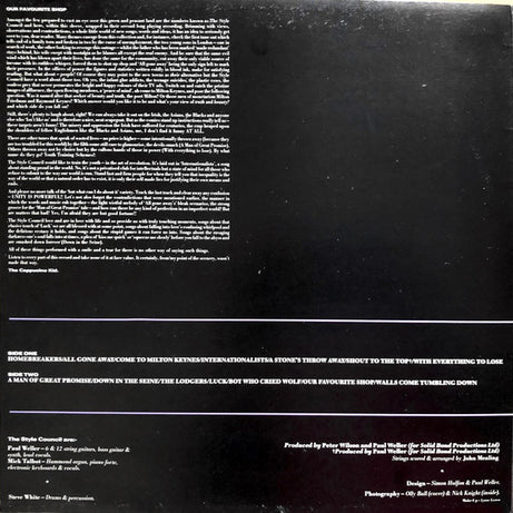 The Style Council : Our Favourite Shop (LP, Album, Gat)