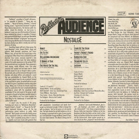 Audience (2) : Reflection - Nostalge (LP, Comp)