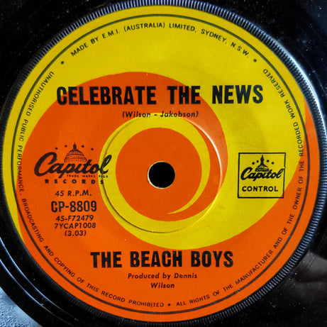 The Beach Boys : Break Away (7", Single, Promo)