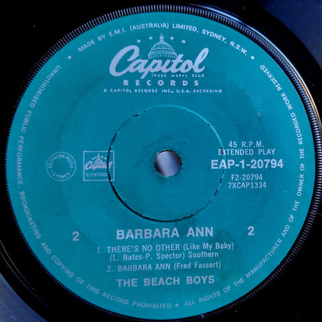 The Beach Boys : Barbara Ann (7", EP)