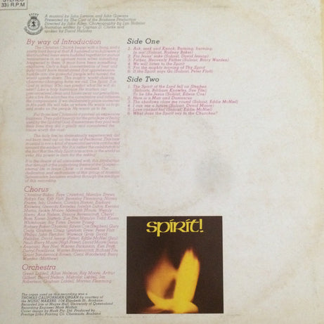 John Gowans  /  John Larsson : Spirit (LP)