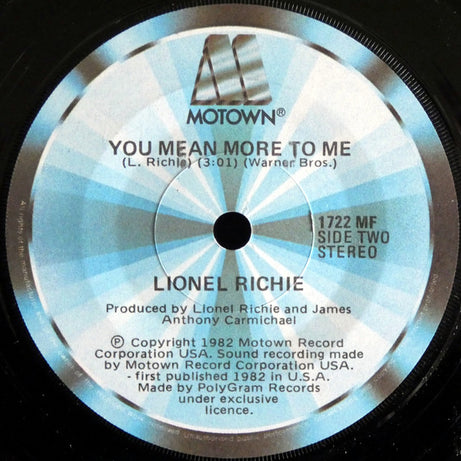 Lionel Richie : Hello (7", Single)