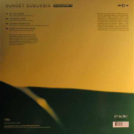 Diesel (3) : Sunset Suburbia Volume 1 (10", Ltd, Num, Yel)