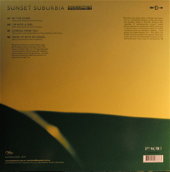 Diesel (3) : Sunset Suburbia Volume 1 (10", Ltd, Num, Yel)
