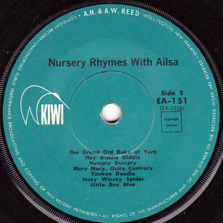 Ailsa Martin : Nursery Rhymes (7", EP)