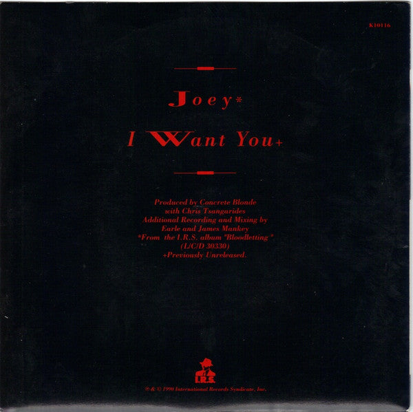 Concrete Blonde : Joey (7", Single)