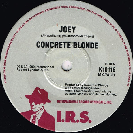 Concrete Blonde : Joey (7", Single)