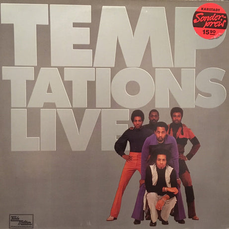 The Temptations : Live (LP, Album)