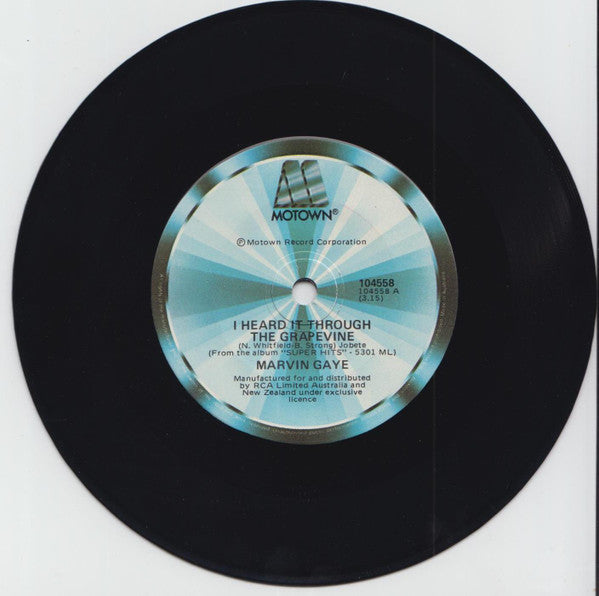 Marvin Gaye : I Heard It Through The Grapevine (7", Single)