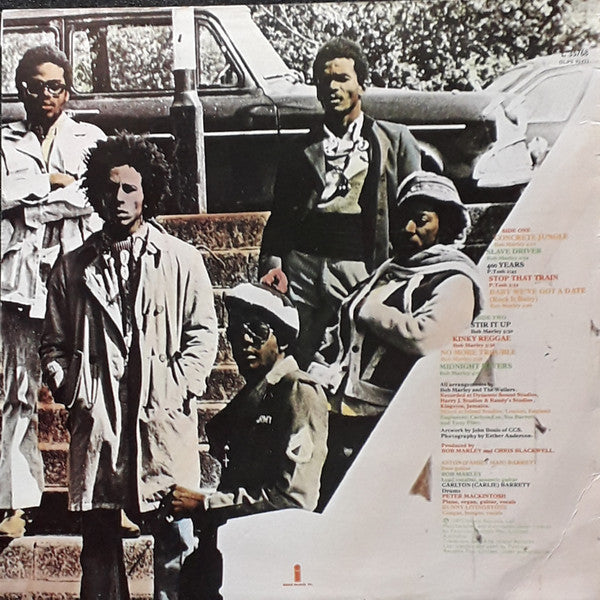 Bob Marley & The Wailers : Catch A Fire (LP, Album, RE)