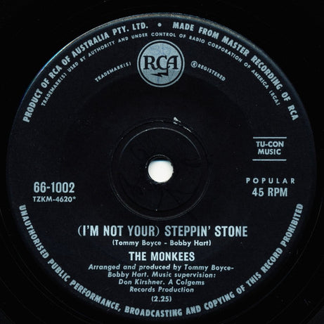 The Monkees : I'm A Believer  (7", Single, Sol)