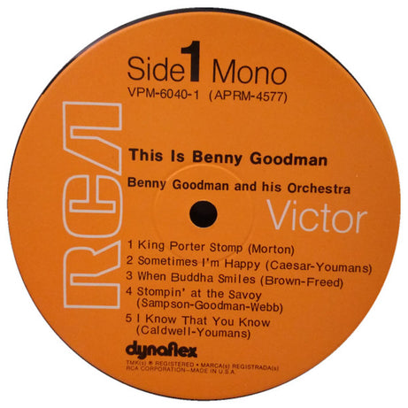 Benny Goodman And His Orchestra : This Is Benny Goodman (2xLP, Comp, Mono, Hol)