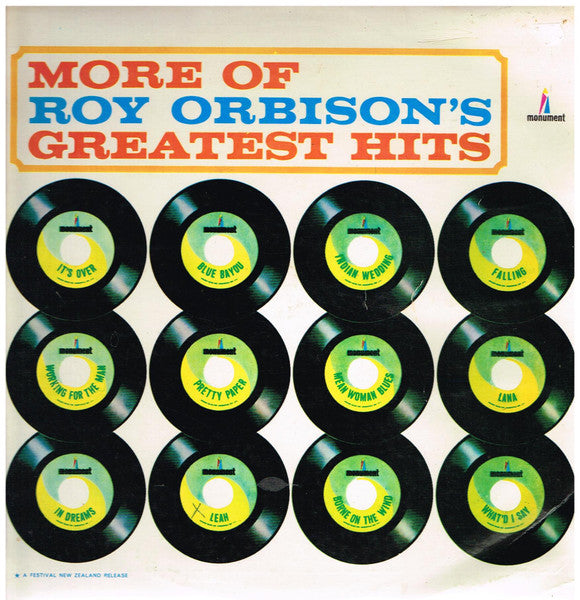 Roy Orbison : More Of Roy Orbison's Greatest Hits (LP, Comp)