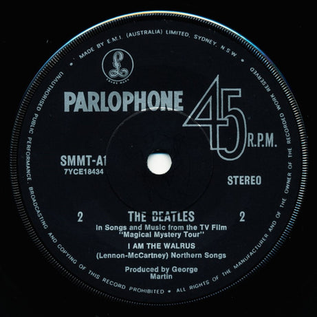 The Beatles : Magical Mystery Tour (2x7", EP, RE)