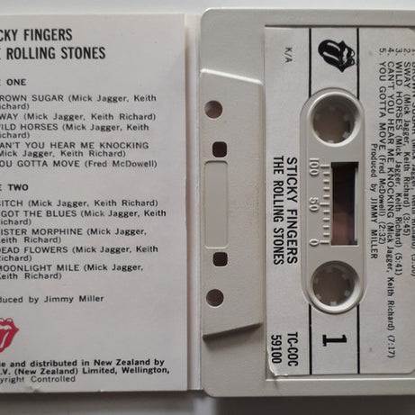 The Rolling Stones : Sticky Fingers (Cass, Album)