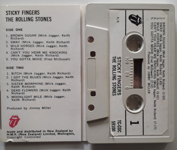 The Rolling Stones : Sticky Fingers (Cass, Album)