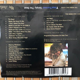 Tina Turner : Simply The Best (2xCass, Comp, S/Edition)