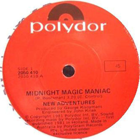 New Adventures : Midnight Magic Maniac (7", Single)