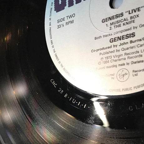 Genesis : Live (LP, Album, RE)