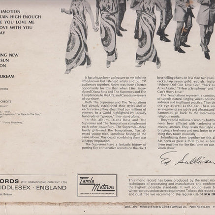 Diana Ross & The Supremes* Join The Temptations : Diana Ross & The Supremes Join The Temptations (LP, Album, Mono)