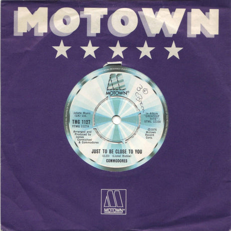 Commodores : Just To Be Close To You (7", Com)