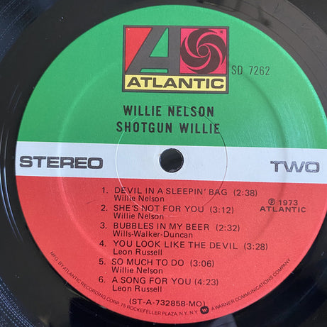 Willie Nelson : Shotgun Willie (LP, Album, RP, Mon)