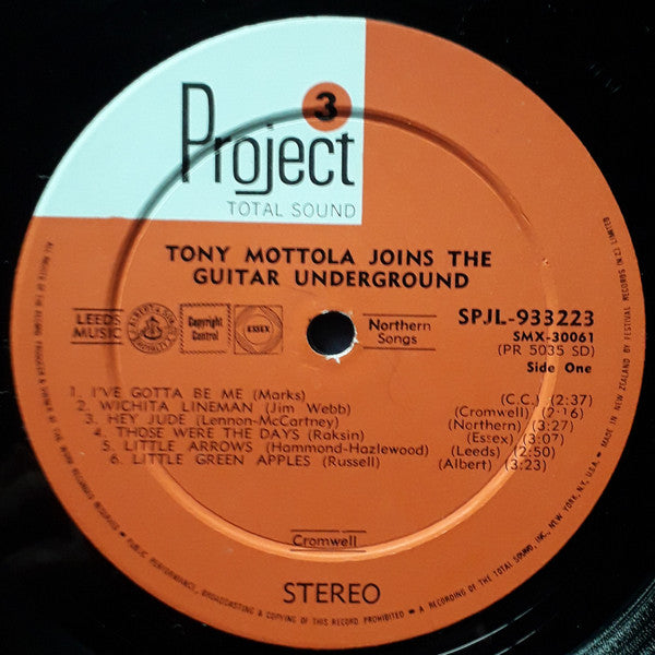 Tony Mottola : Joins The Guitar Underground (LP, Album)