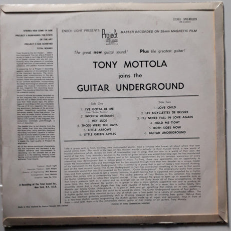 Tony Mottola : Joins The Guitar Underground (LP, Album)