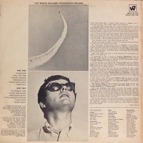 Mason Williams : The Mason Williams Phonograph Record (LP, Album)