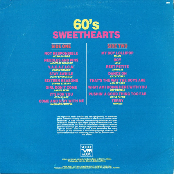Various : 60's Sweethearts (LP, Comp)