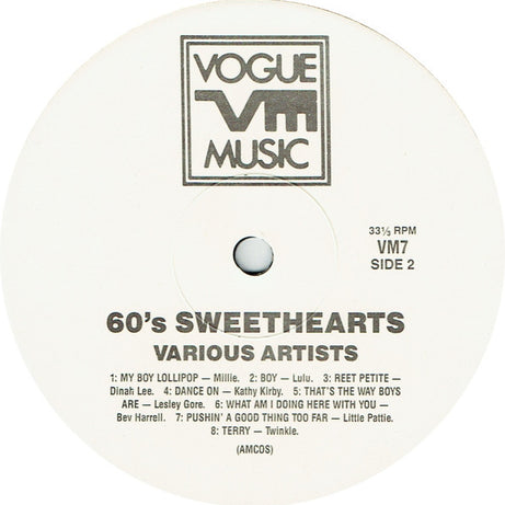 Various : 60's Sweethearts (LP, Comp)