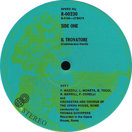 Giuseppe Verdi : Il Trovatore (3xLP, Album, Club, RE + Box)