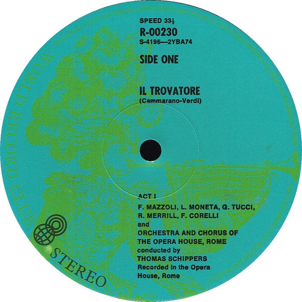 Giuseppe Verdi : Il Trovatore (3xLP, Album, Club, RE + Box)