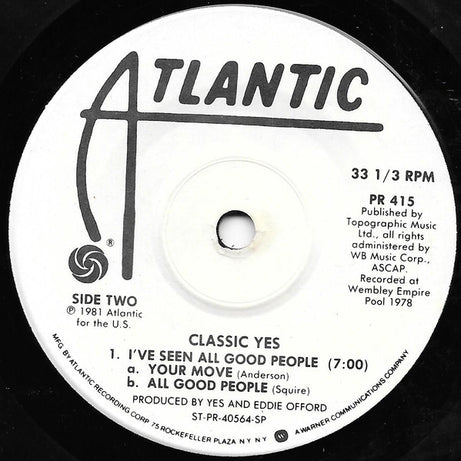 Yes : Classic Yes (7", Comp, SP)