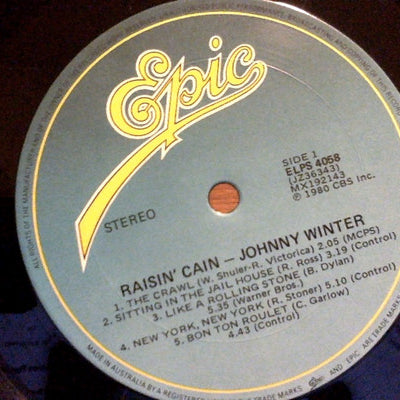 Johnny Winter : Raisin' Cain (LP, Album)
