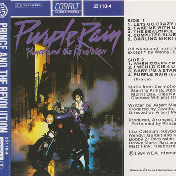 Prince And The Revolution : Purple Rain (Cass, Album, RE, Bla)