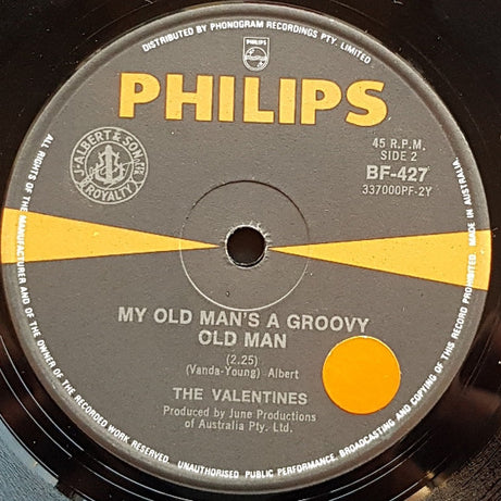 The Valentines (4) : Ebeneezer (7", Single)