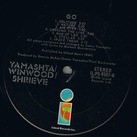 Stomu Yamash'ta / Steve Winwood / Michael Shrieve : Go (LP, Album, San)