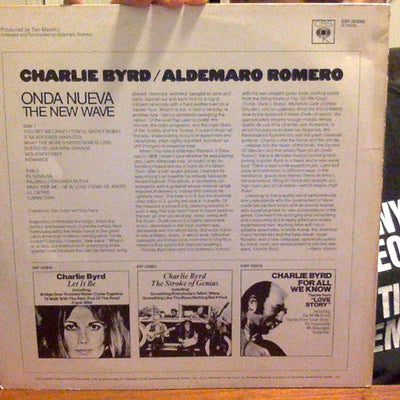 Charlie Byrd / Aldemaro Romero : Onda Nueva =The New Wave (LP, Album)