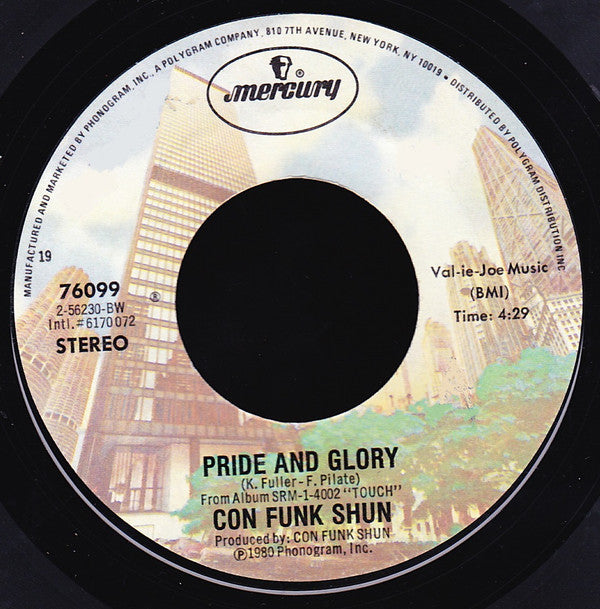 Con Funk Shun : Lady's Wild / Pride And Glory (7")