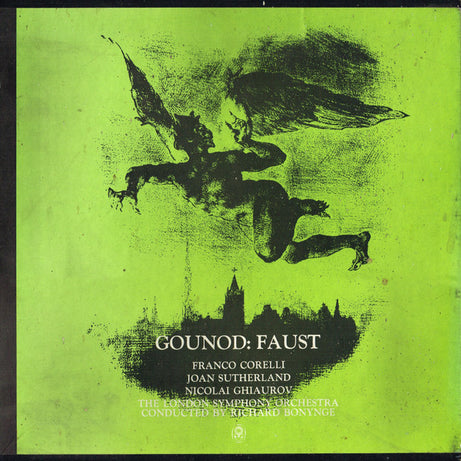 Charles Gounod :  Franco Corelli  /  Joan Sutherland  /  Nicolai Ghiaurov  /  London Symphony Orchestra  Conducted By Richard Bonynge : Faust (4xLP, Album, Club, RE, Gre + Box)