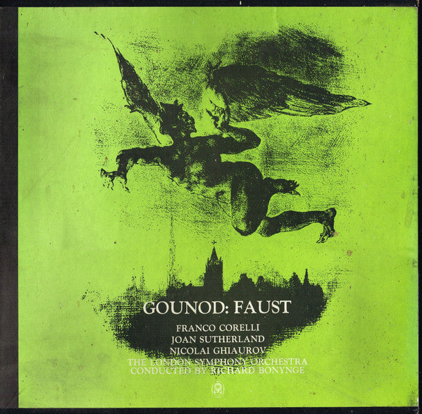 Charles Gounod :  Franco Corelli  /  Joan Sutherland  /  Nicolai Ghiaurov  /  London Symphony Orchestra  Conducted By Richard Bonynge : Faust (4xLP, Album, Club, RE, Gre + Box)