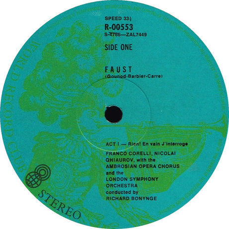 Charles Gounod :  Franco Corelli  /  Joan Sutherland  /  Nicolai Ghiaurov  /  London Symphony Orchestra  Conducted By Richard Bonynge : Faust (4xLP, Album, Club, RE, Gre + Box)