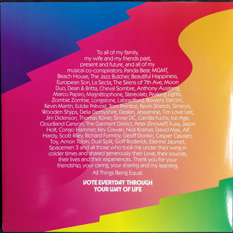 Sonic Boom (2) : All Things Being Equal (LP, Album)
