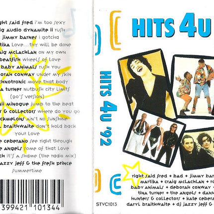 Various : Hits 4U '92 (Cass, Comp)