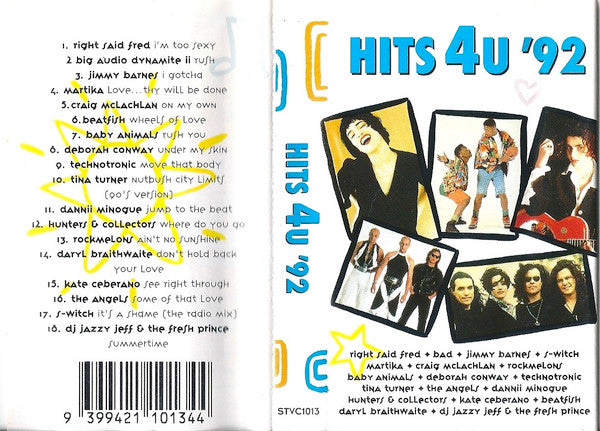 Various : Hits 4U '92 (Cass, Comp)
