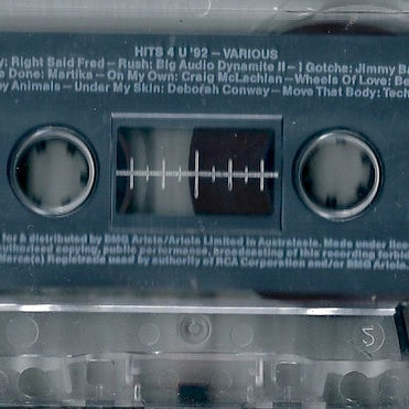 Various : Hits 4U '92 (Cass, Comp)