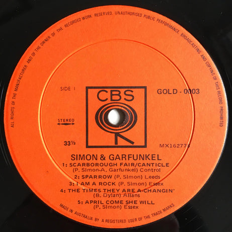 Simon & Garfunkel : Simon & Garfunkel (LP, Comp, Gat)