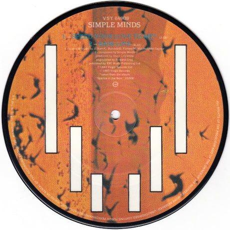 Simple Minds : Speed Your Love To Me (7", Single, Pic)